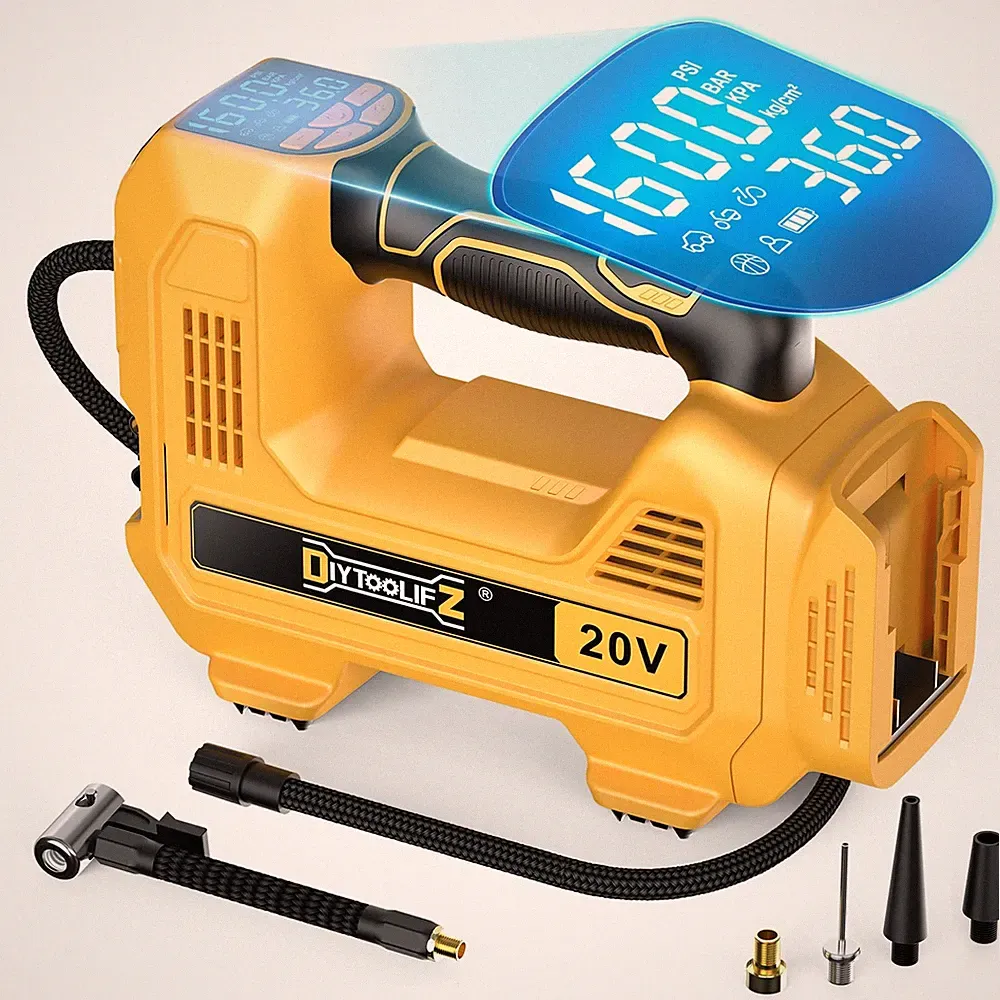 160PSI Cordless Tire Inflator Compatible with Dewalt 20V Air Compressor, Port...