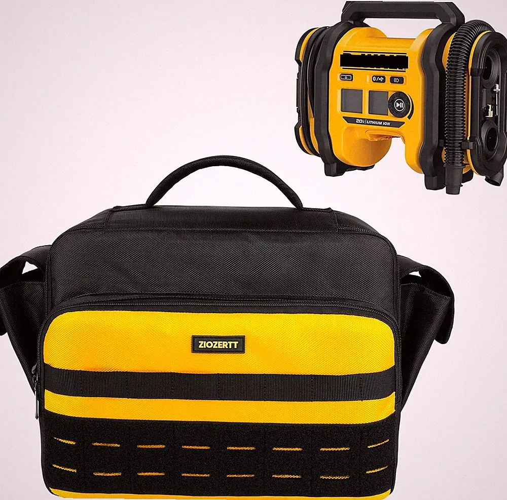 Air Compressor Bag Compatible with DEWALT 20V Max Tire Inflator (DCC020IB), Port