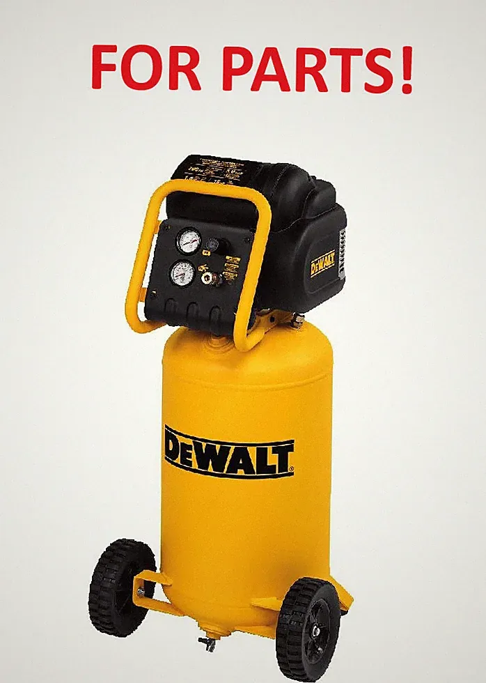 DEWALT D55168 15 Gallon 120V Electric Wheel Portable Shop Compressor FOR PARTS!